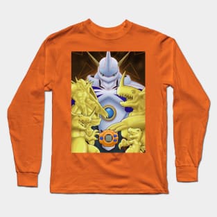 Agumon Digivoution line Long Sleeve T-Shirt